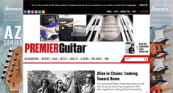 Desktop Screenshot of premierguitar.com